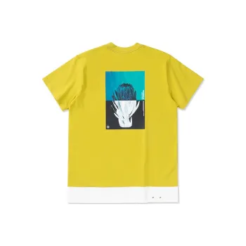 ROARINGWILD Straight T Shirt Unisex Mustard Green