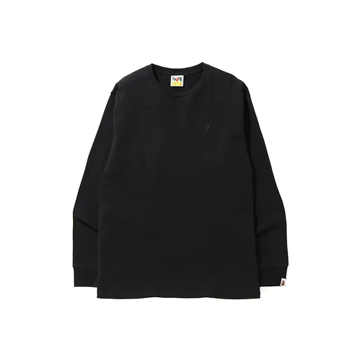Bape A BATHING APE Head One Point L/S Tee-1