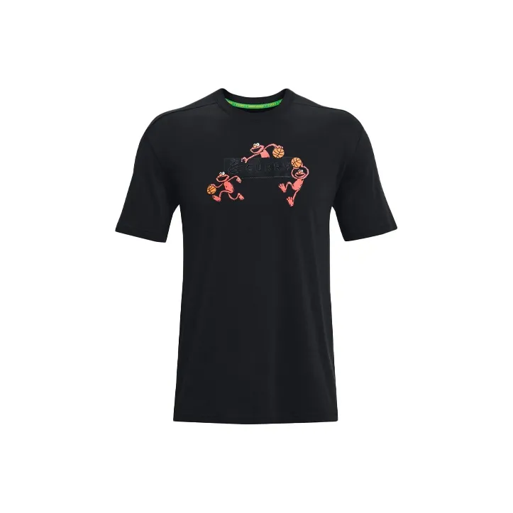 Under Armour Curry X Sesame Street T Shirt Men's Black-0