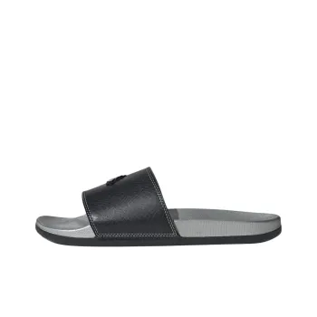 Adilette Adidas Comfort Slide 'Black Silver Metallic'