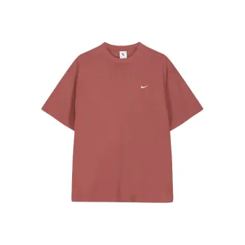 Nike Drop Shoulder Sleeve T Shirt Men's Fir Wood Red