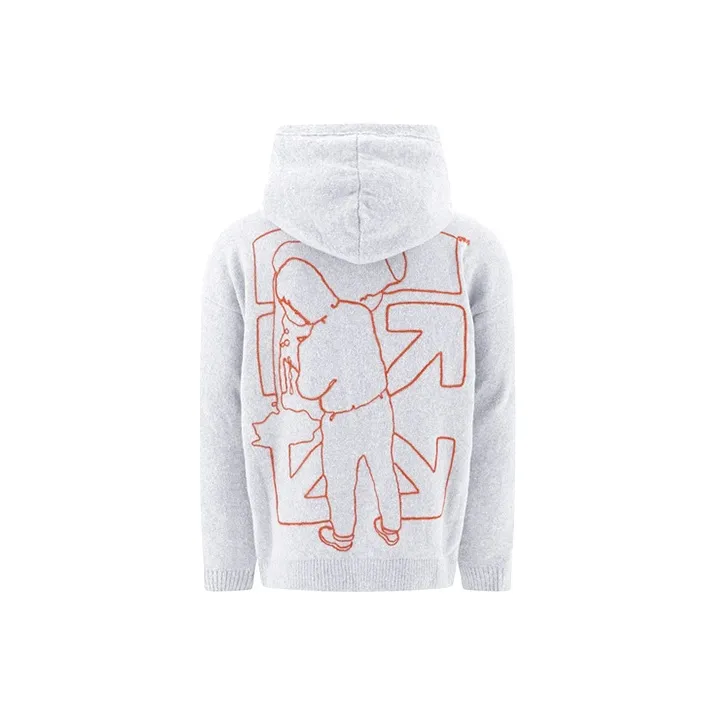 OFF WHITE FW20 Sweatshirts Men Gray-0
