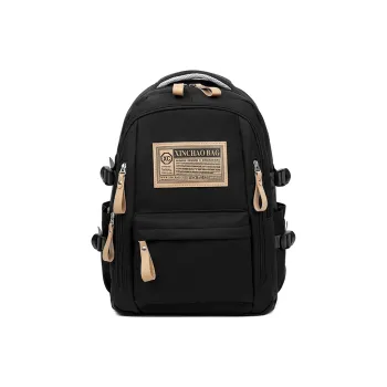 SUN EARTH &U Nylon Fabric Backpack Regular Unisex Multicolor