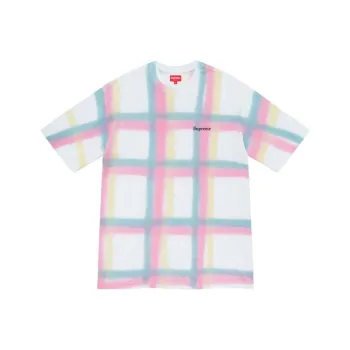 Supreme Sprayed Plaid S/S Top