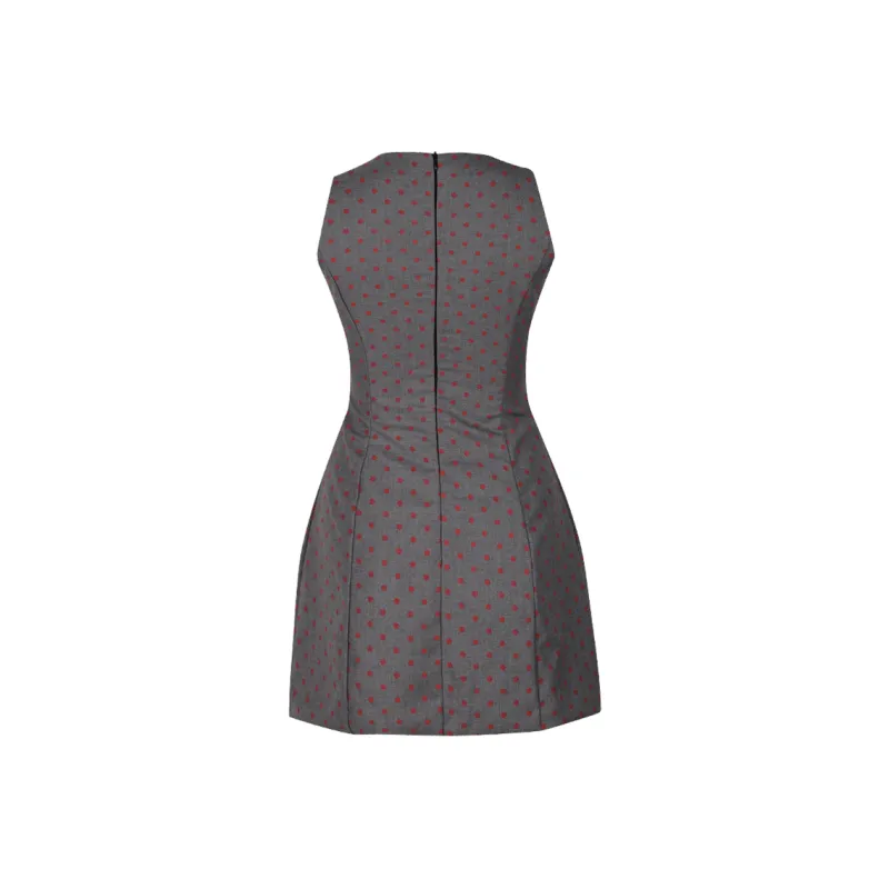 MA JOURNEE Sleeveless Dress Women's Gray-1