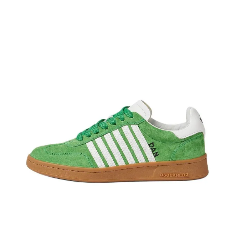 DSQUARED 2 Boxer Low Top Skateboard Shoes Women's Green-0