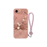 Girly Pink-DW Floral Bird Butterfly Chain with Pink+Floral Bracelet