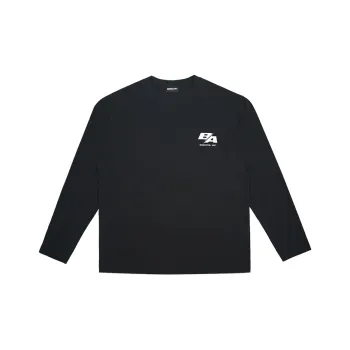 BURIEDALIVE Straight Long-Sleeved T-Shirt Unisex Black