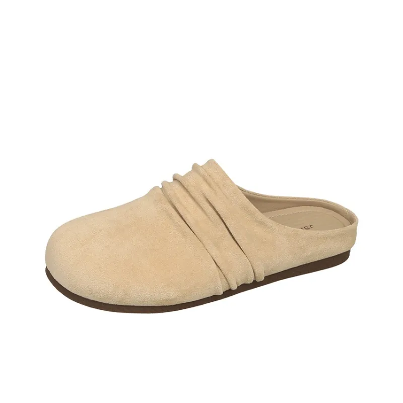 AJPAP Quiet Odor Resistant Abrasion Resistant Wrap toe Slippers Women's-15