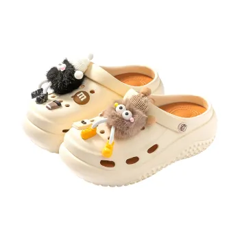 Darcy Sen Slippers White Pink/Black Green/Beige Brown