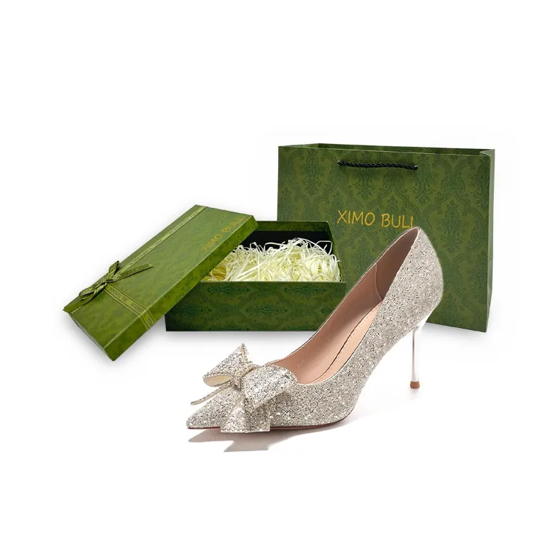 XIMO BULL Slim Heel High Heels Women's-34