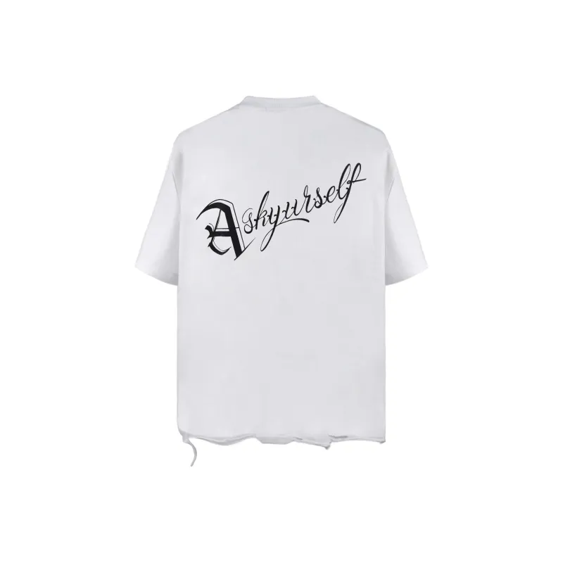 Askyurself T Shirt Unisex White-0