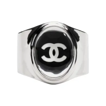 CHANEL Metal Bangles Unisex Silver