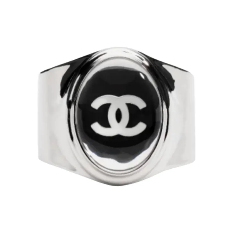 CHANEL Metal Bangles Unisex Silver-0
