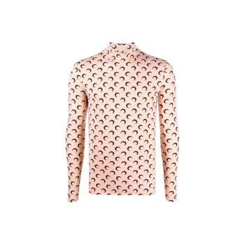 Marine Serre T Shirts Men Flesh