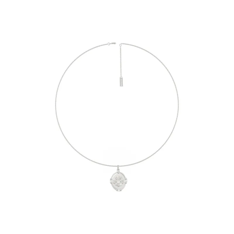 Mouhooland 925 Silver Plated White Gold Necklaces Unisex-0
