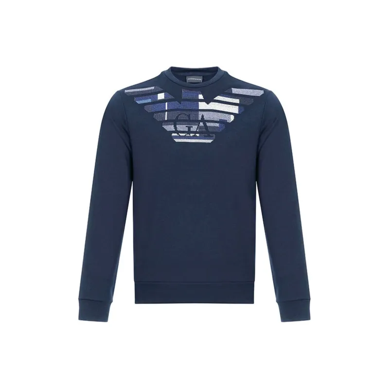 EMPORIO ARMANI Sweatshirts Men Marine Blue-0