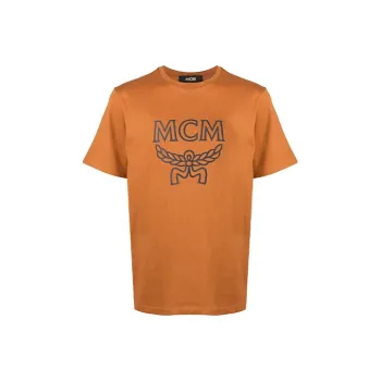 MCM Logo Printed Crewneck T Shirt