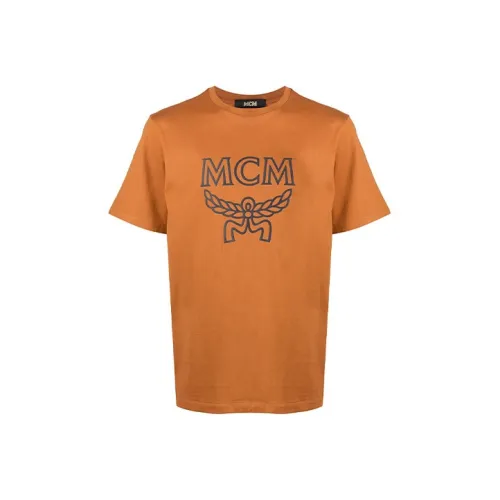 MCM Logo Printed Crewneck T Shirt