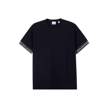 Burberry Oversized Teslow Taped Sleeve T shirt