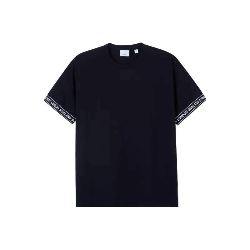Burberry Oversized Teslow Taped Sleeve T shirt-0