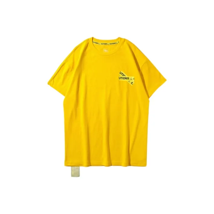 Disney X LINING T Shirts Unisex Yellow-0
