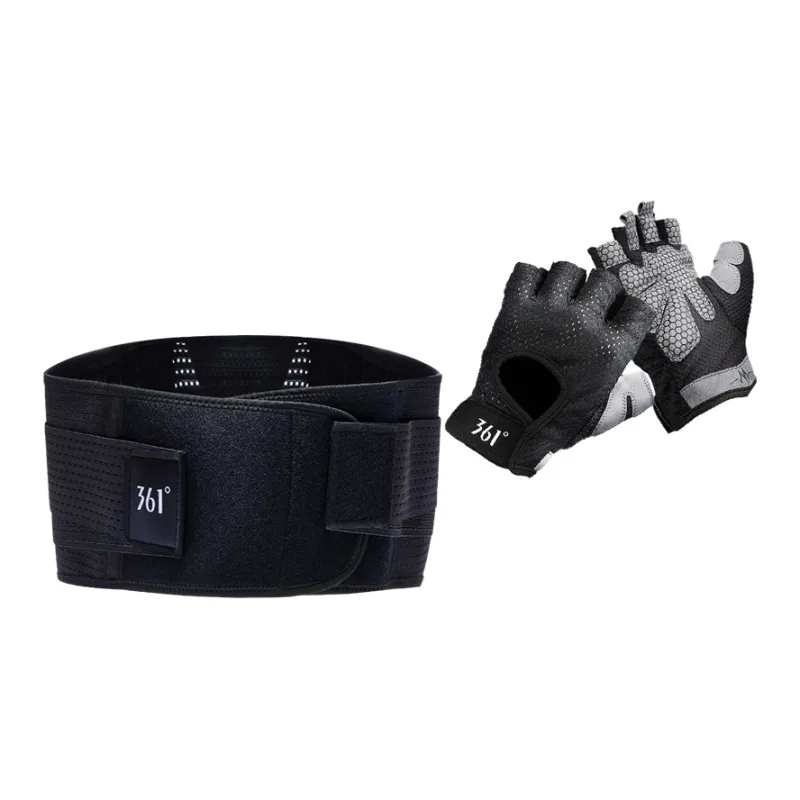 361° Back Support Braces Breathable Protective Rehabilitation Compression Black Unisex-2