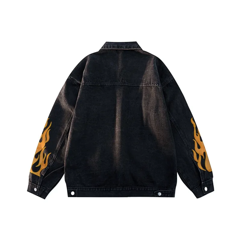 CHARLIE GOLF Denim Jacket Unisex-5