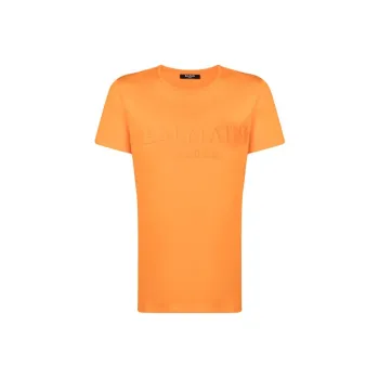 BALMAIN T-Shirts Men Orange