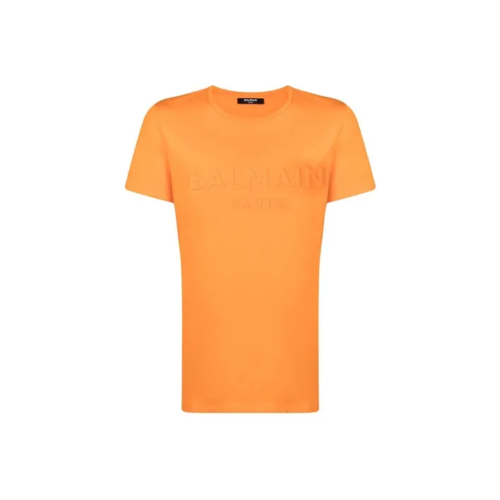 BALMAIN T-Shirts Men Orange-0