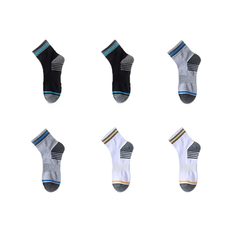 H YXIANG Mid Calf Socks Unisex 6 Pack-6