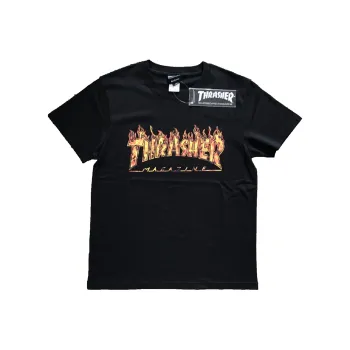 Thrasher T Shirt Unisex Black Japan Version