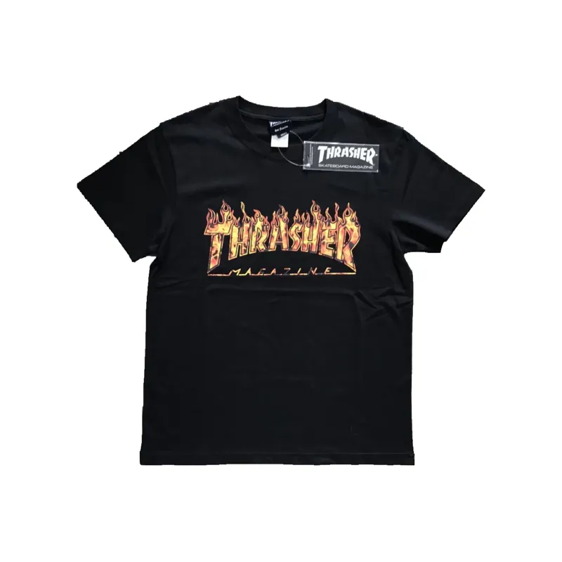 Thrasher T Shirt Unisex Black Japan Version-0