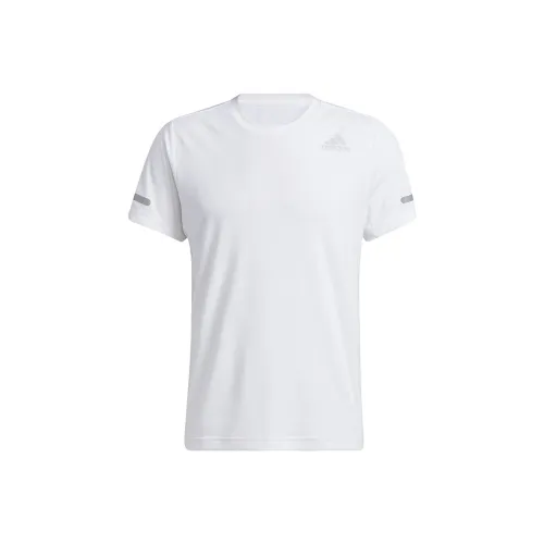 Adidas Set in Sleeve T Shirt Men's White