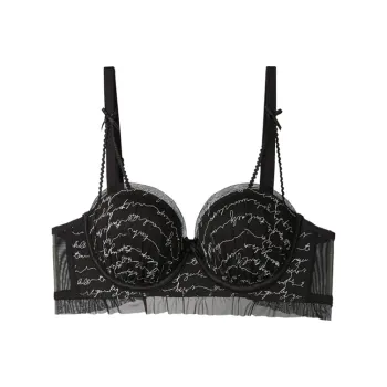 Strawberry Buttercream Bra Women's Black