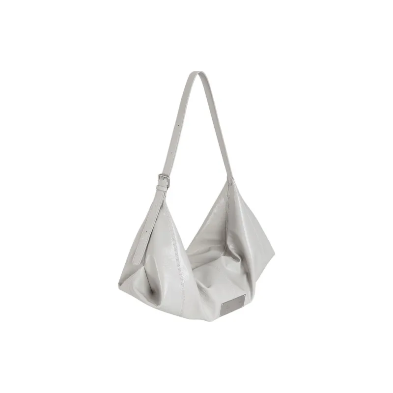 Kikawa Card Synthetic Leather Tote Bag, Shopping Bag, Handbag, Shoulder Bag Large Size Women's White-3