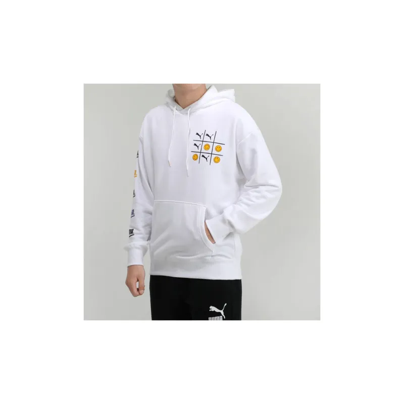 PUMA Sweatshirts Men White-4