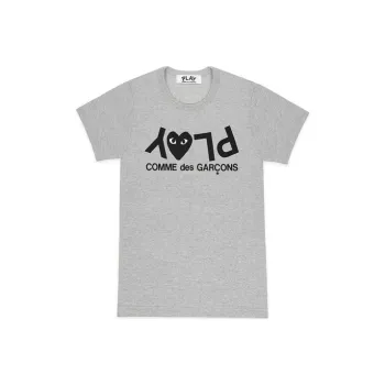 Comme Des Garcons Play Inverted Text T shirt