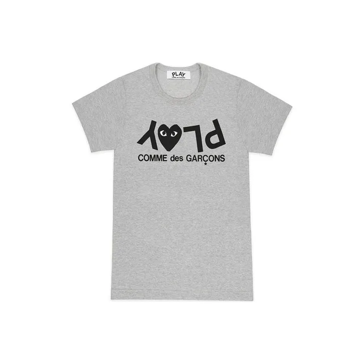 Comme Des Garcons Play Inverted Text T shirt-0