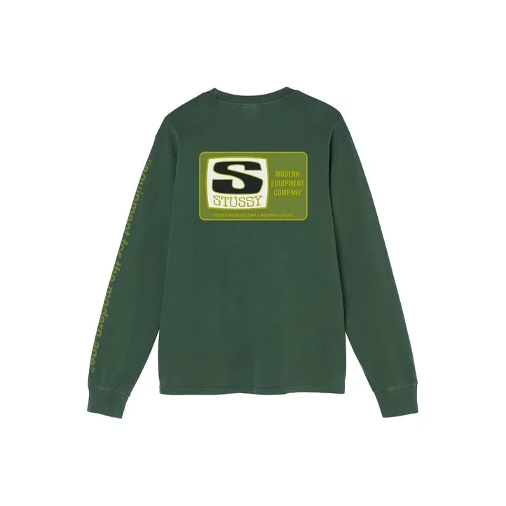 Stussy Equipment Company Pigment Dyed L/S Tee-8