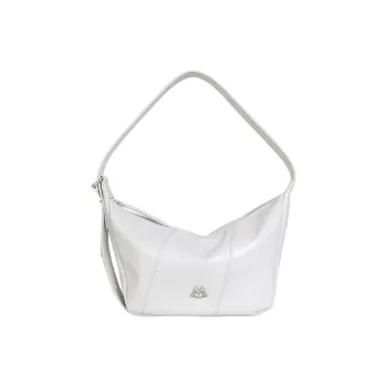 Kikawa Card Synthetic Leather Tote Bag, Shopping Bag, Shoulder Bag Medium Size Women's Gray White