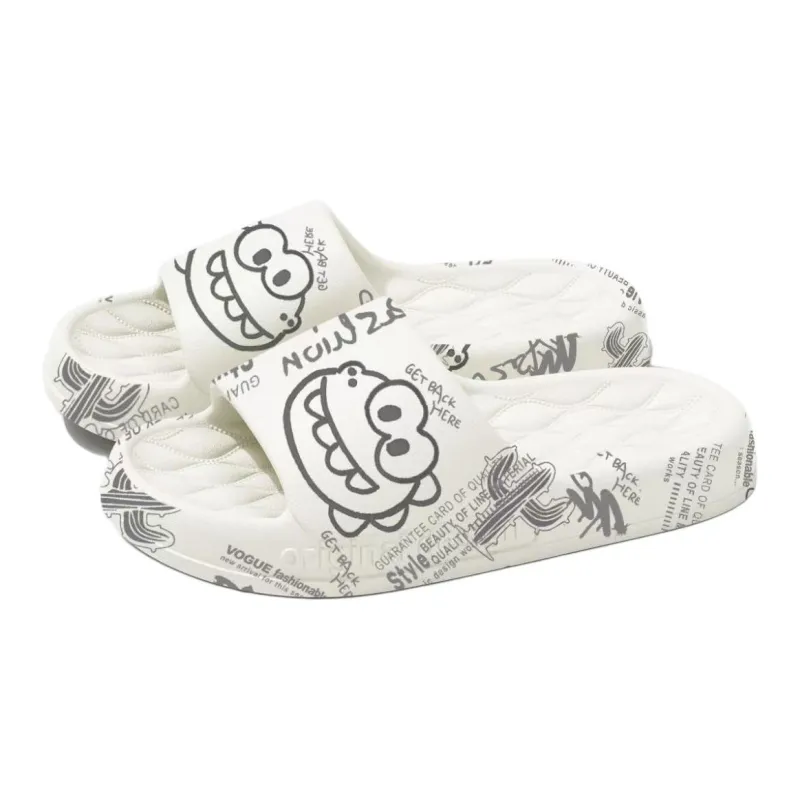 Kemaid Summer Cartoon, Non Slip And Quiet Squashy And Bouncy Feeling Couple Indoor Slippers, Unisex-0