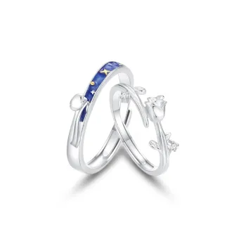GLOIRE S999 Fine Silver Rings Unisex