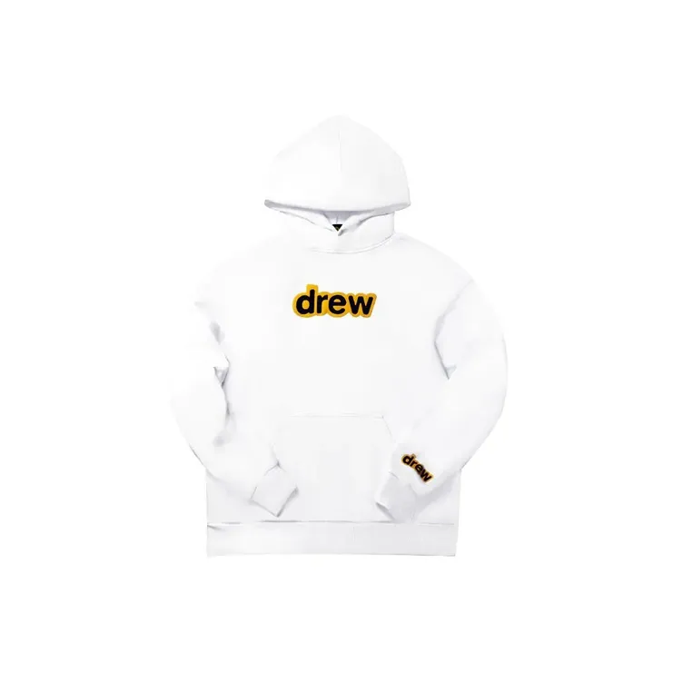 Drew House Letter Logo Series Sweatshirts Unisex White-0