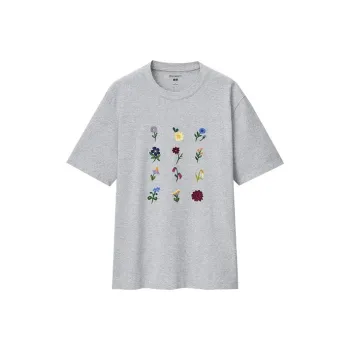 Jw Anderson X UNIQLO T Shirts Men Gray