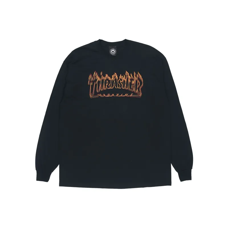Thrasher Sweatshirts Unisex Black-0