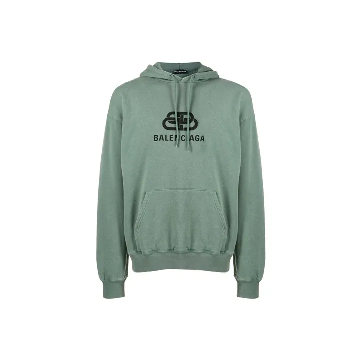 Balenciaga Sweatshirts Men Green-0