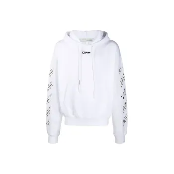 OFF WHITE Airport Tape Arrows Diag Hoodie