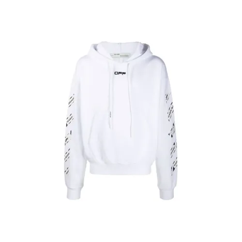 OFF WHITE Airport Tape Arrows Diag Hoodie