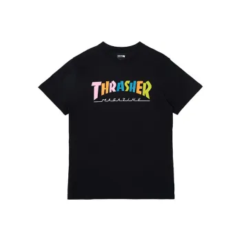 Thrasher Crew Neck Fitted Straight Short-Sleeved T-Shirt Japan Version Unisex Black